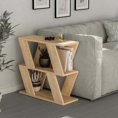 Lazena Coffee Table – Compact Modern Side Table in Sapphire Oak