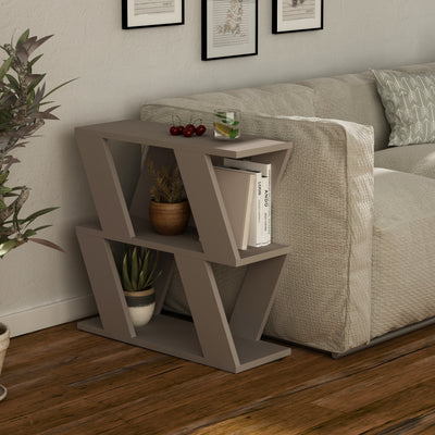 Lazena Coffee Table – Compact Modern Side Table in Light Mocha