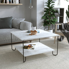 Marbo Modern Coffee Table Multipurpose H 45cm – Ancient White