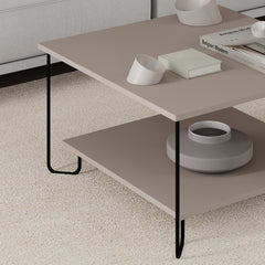 Marbo Modern Coffee Table Multipurpose H 45cm – Light Mocha