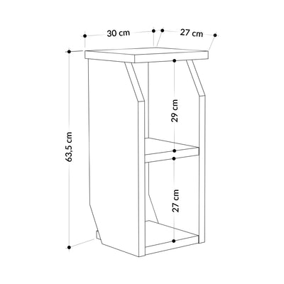 Tena Modern Side Table - Decortie