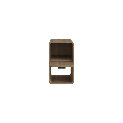 Rovel Bedside Table Natural Oak with Storage - view 9