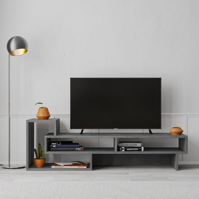 Tetra TV Stand 136.5cm – styled in living room – Decortie