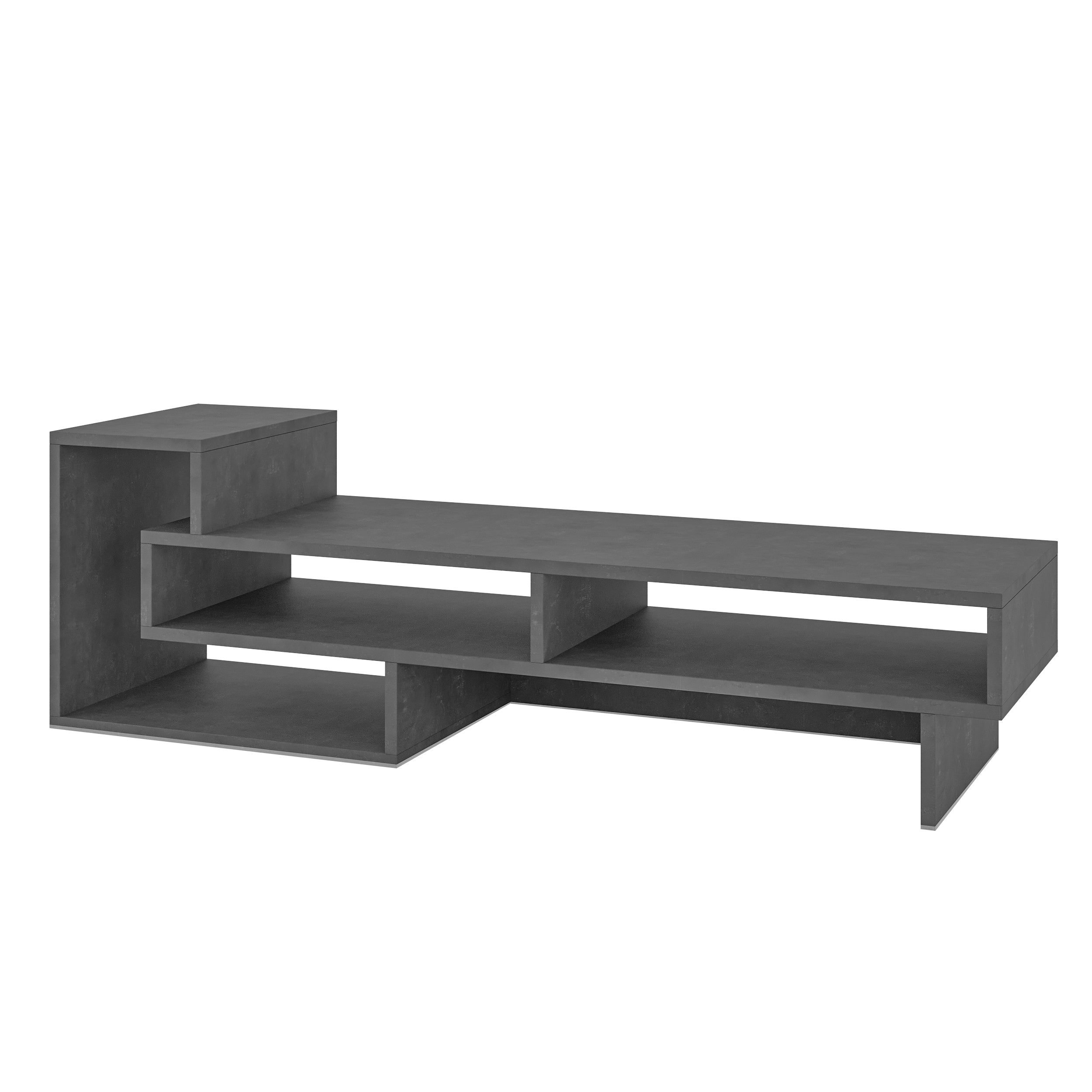 View details for Tetra Modern TV Stand Multimedia Centre TV Unit With Shelves 136.5cm Tetra Modern TV Stand Multimedia Centre TV Unit With Shelves 136.5cm