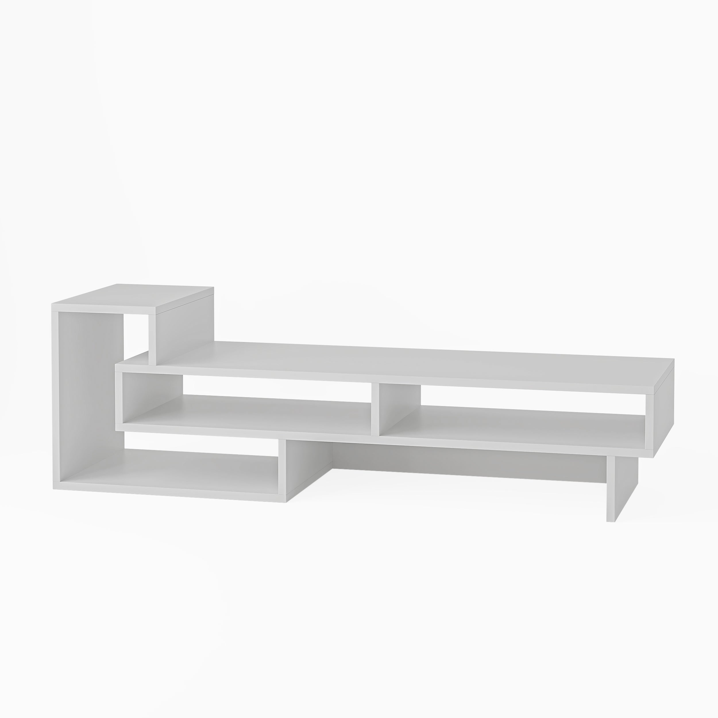 View details for Tetra Modern TV Stand Multimedia Centre TV Unit With Shelves 136.5cm Tetra Modern TV Stand Multimedia Centre TV Unit With Shelves 136.5cm