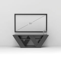 Pipralla Modern TV Stand Multimedia Centre TV Unit With Shelves 110cm