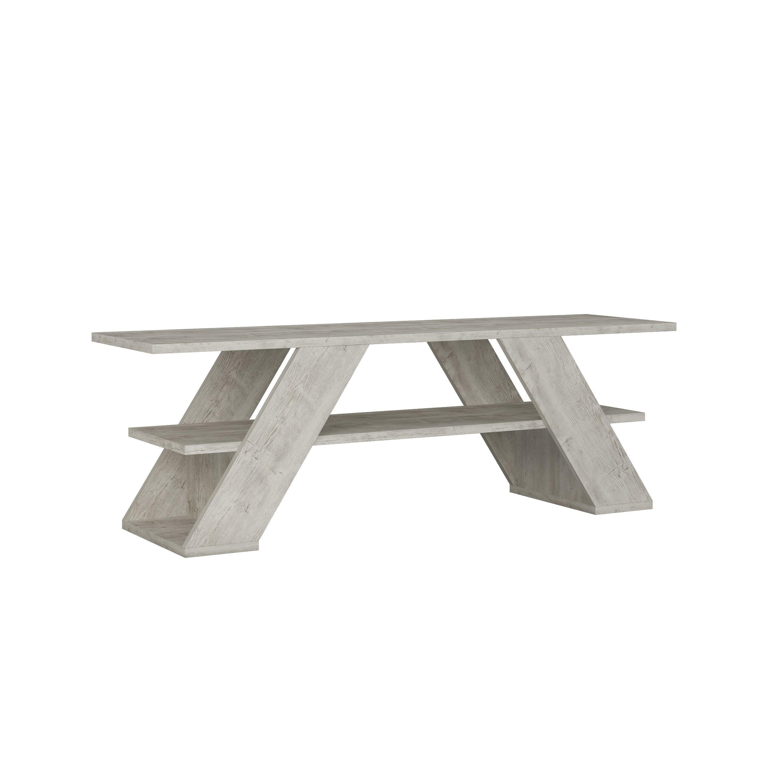 Farfalla Modern TV Stand Multimedia Centre TV Unit With Shelves 120cm - Decortie