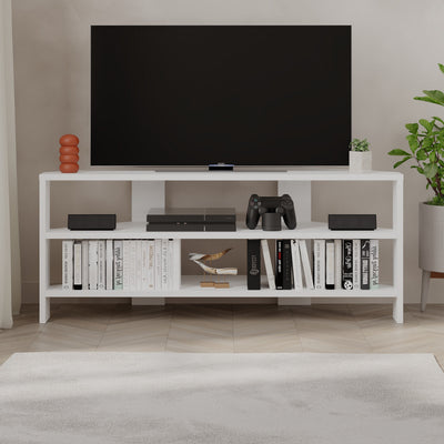Thales Corner Modern TV Stand Multimedia Centre Corner 110cm - Decortie