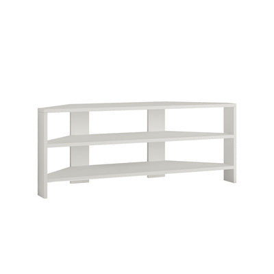 Thales Corner Modern TV Stand Multimedia Centre Corner 110cm - Decortie