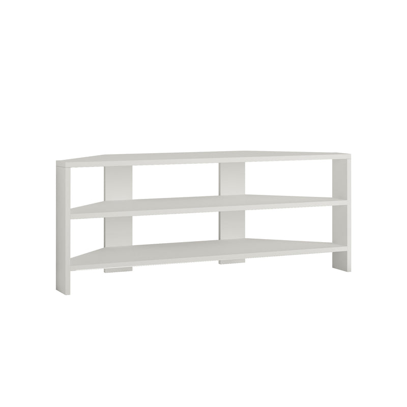 Thales Corner Modern TV Stand Multimedia Centre Corner 110cm - Decortie