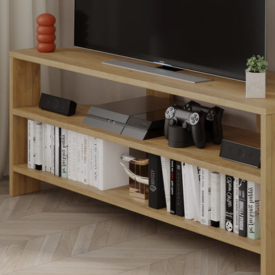 Thales Corner Modern TV Stand Multimedia Centre Corner 110cm - Decortie