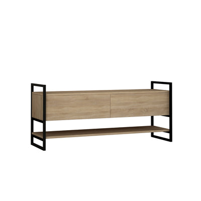 Metola Modern TV Stand Multimedia Centre TV Unit With Storage Cabinet 130cm - Decortie