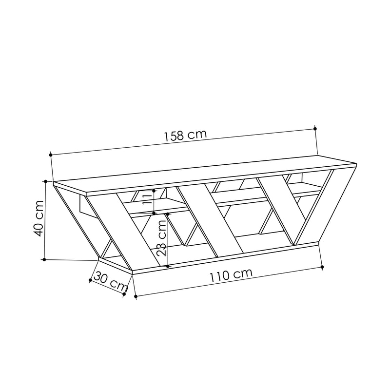 Ralla TV Stand 158cm – Decortie