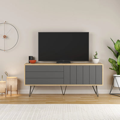 Picadilly TV Stand 139cm – room hero view – Decortie
