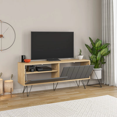 Picadilly TV Stand 139cm with open storage – Decortie