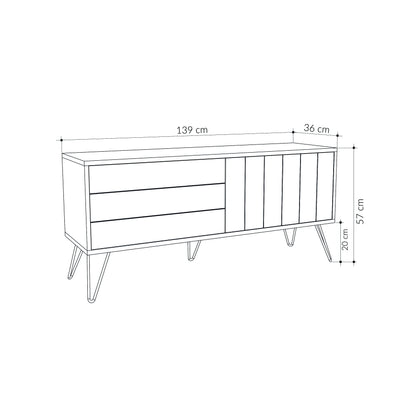 Picadilly TV Stand 139cm – Decortie