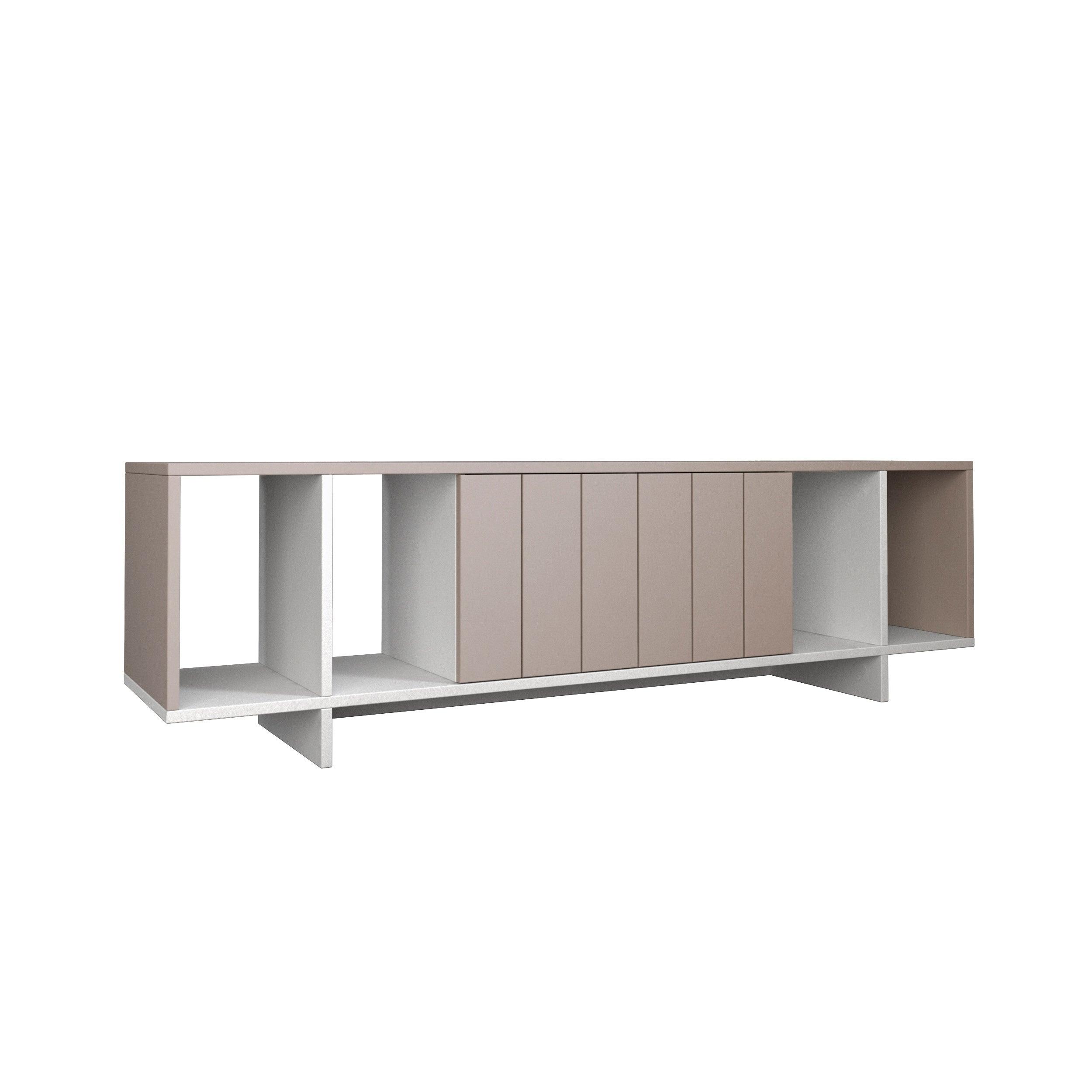 Zitano Modern TV Stand Multimedia Centre With Storage Cabinet 160cm - Decortie