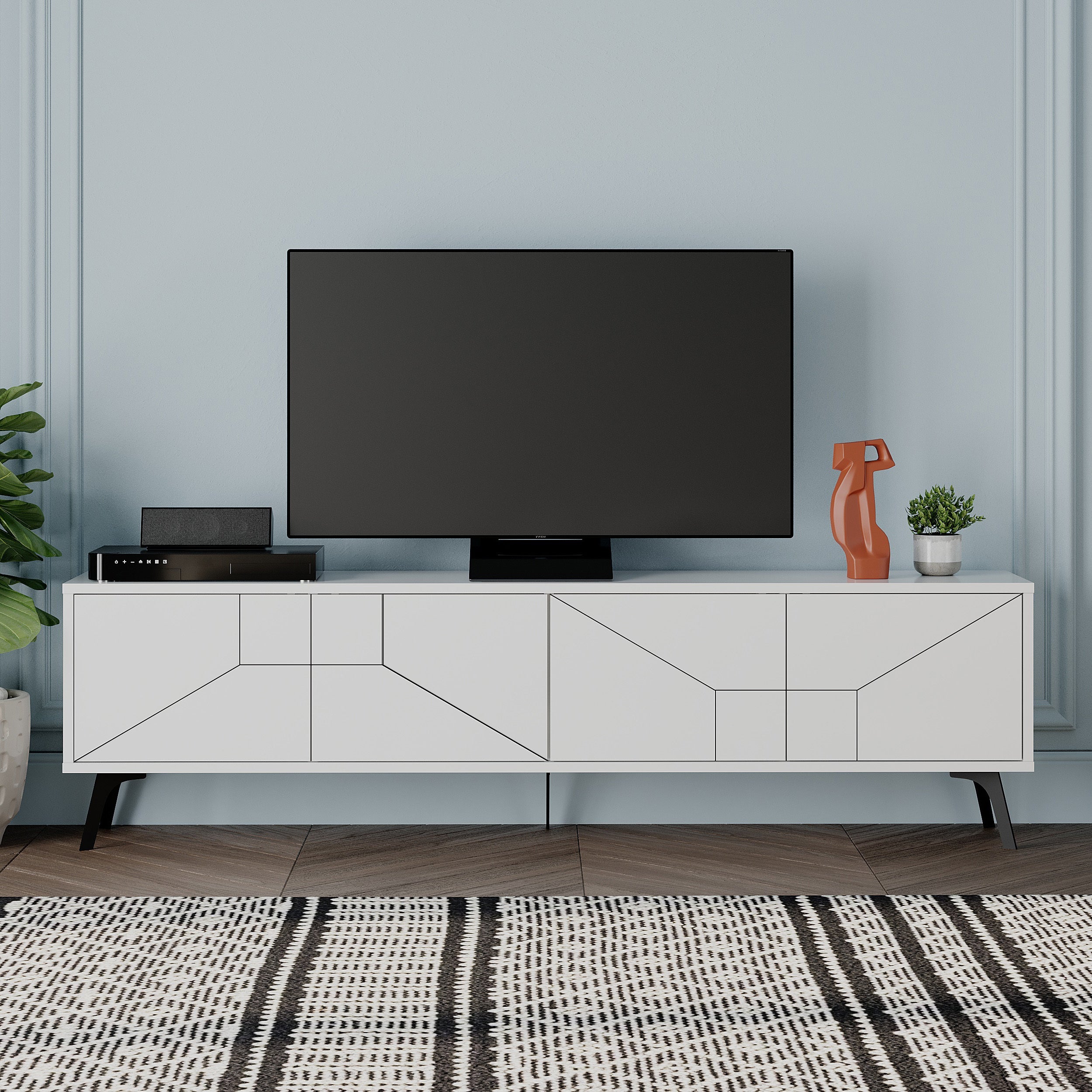 Dune TV Stand 180cm – room hero view – Decortie