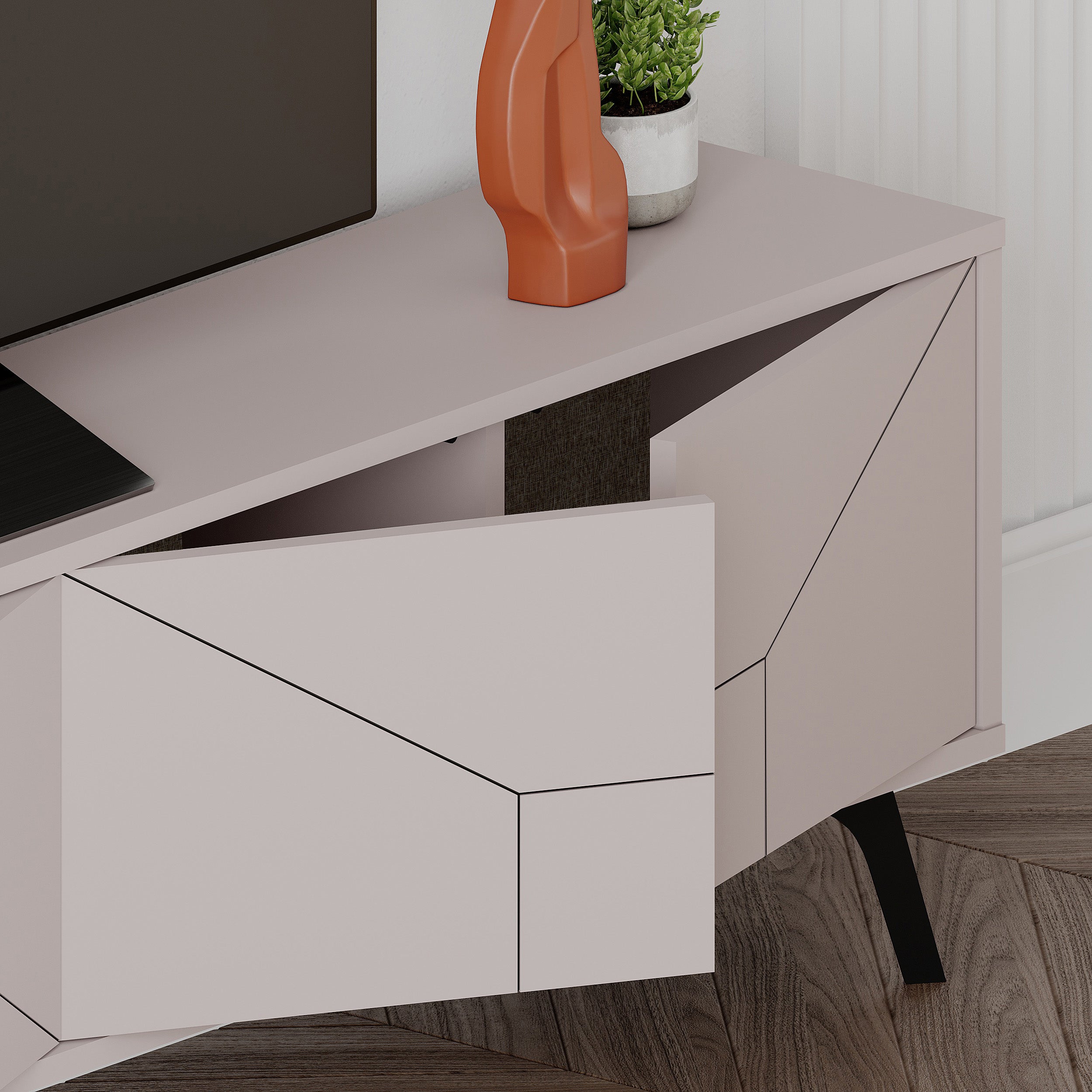 Dune TV Stand 180cm detail close-up – Decortie