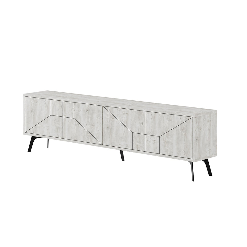 Dune TV Stand 180cm – white background – Decortie