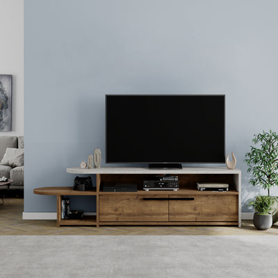 Lyra Modern TV Stand Multimedia Centre TV Unit With Storage Cabinet 167cm in Hitit,Lagina