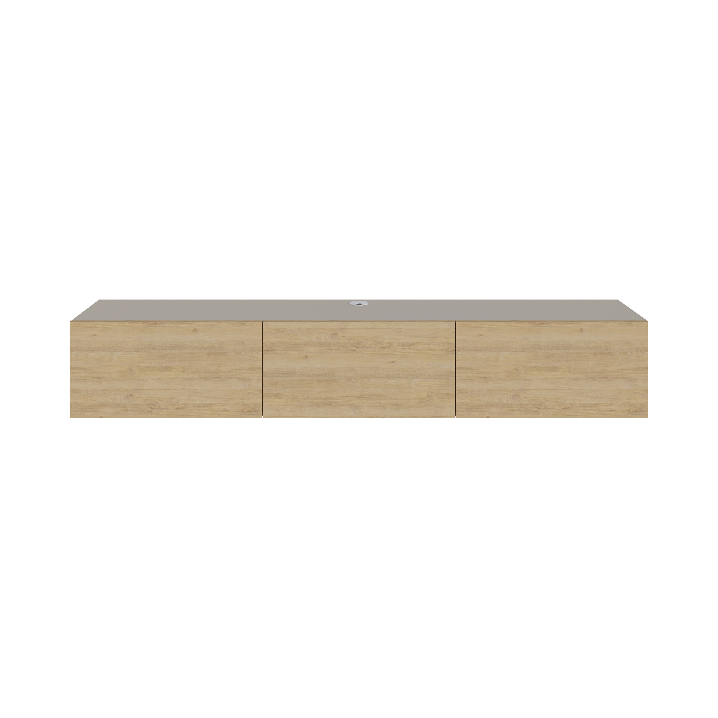Francy Modern Tv Unit - Wall Mounted - 3 Compartments - 180 cm - Additional Image 7