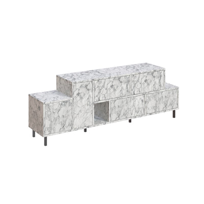 Hermes Modern TV Stand Multimedia Centre With Storage Cabinet 171.2 cm - Decortie