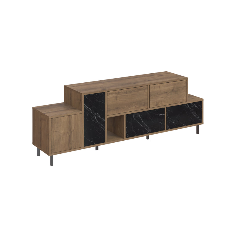 Hermes Modern TV Stand Multimedia Centre With Storage Cabinet 171.2 cm - Decortie