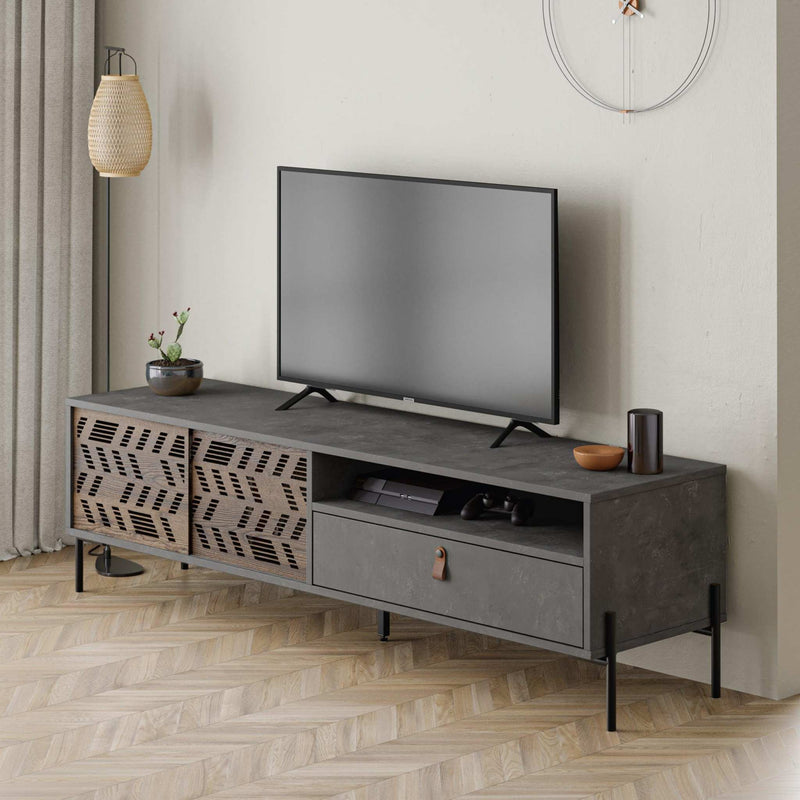 Dionysos Modern TV Stand Multimedia Centre TV Unit With Storage Cabinet 170cm - Decortie