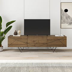 Jakomen TV Cabinet 3D 160cm - Dark Oak – Dark Oak