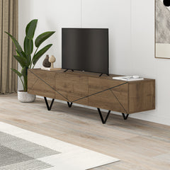 Jakomen TV Cabinet 3D 160cm - Dark Oak - view 2