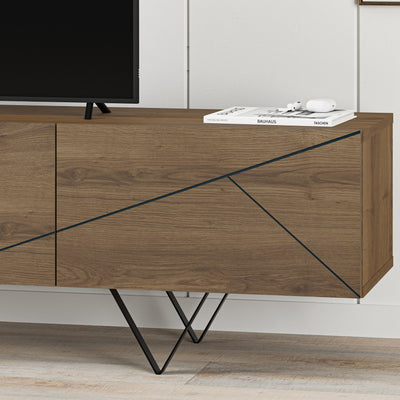 Jakomen TV Cabinet 3D 160cm - Dark Oak - view 4