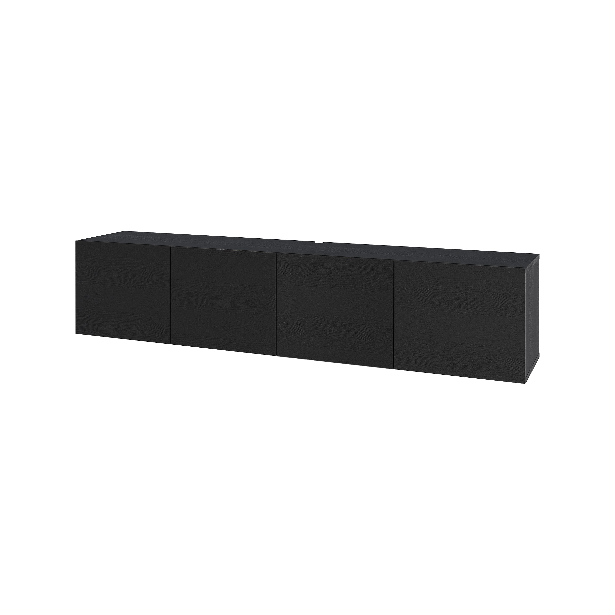 Combe Floating Wall-Mounted TV Unit 180cm (W) Soft-Close 4 Doors - Additional Image 2