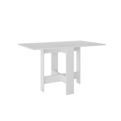 Artemio Dining Table – Foldable – White Finish - Additional Image 1