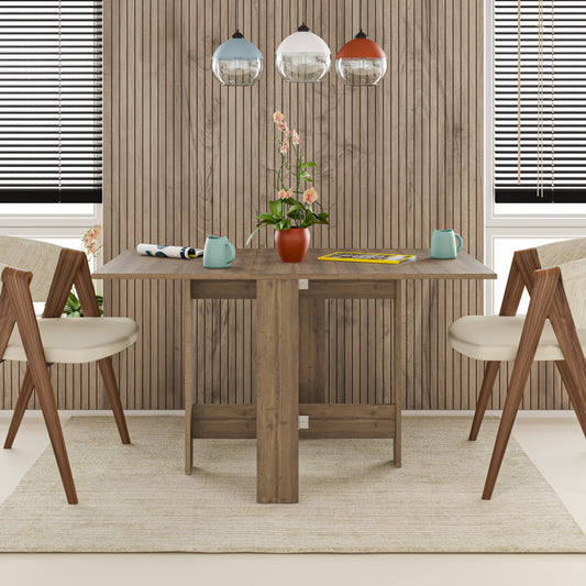 Artemio Dining Table – Foldable – Dark Oak Effect