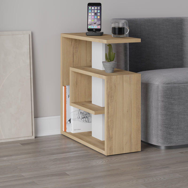 Saly Modern Side End Table Multipurpose With Creativeness H 57cm 3 Tier - Decortie