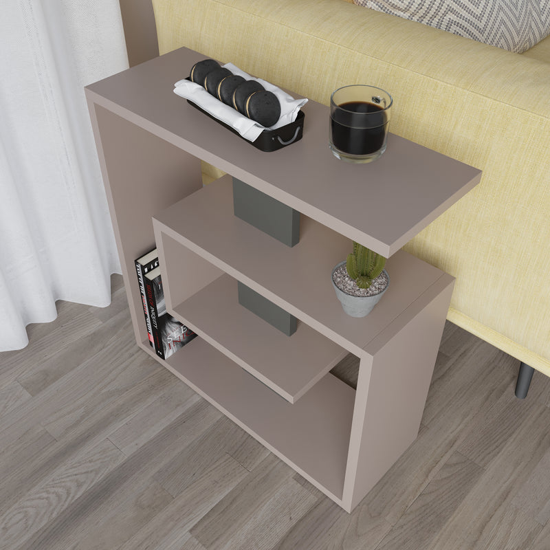 Saly Modern Side End Table Multipurpose With Creativeness H 57cm 3 Tier - Decortie