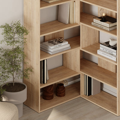 Molly Corner Bookcase No.4 179cm – lifestyle view – Decortie