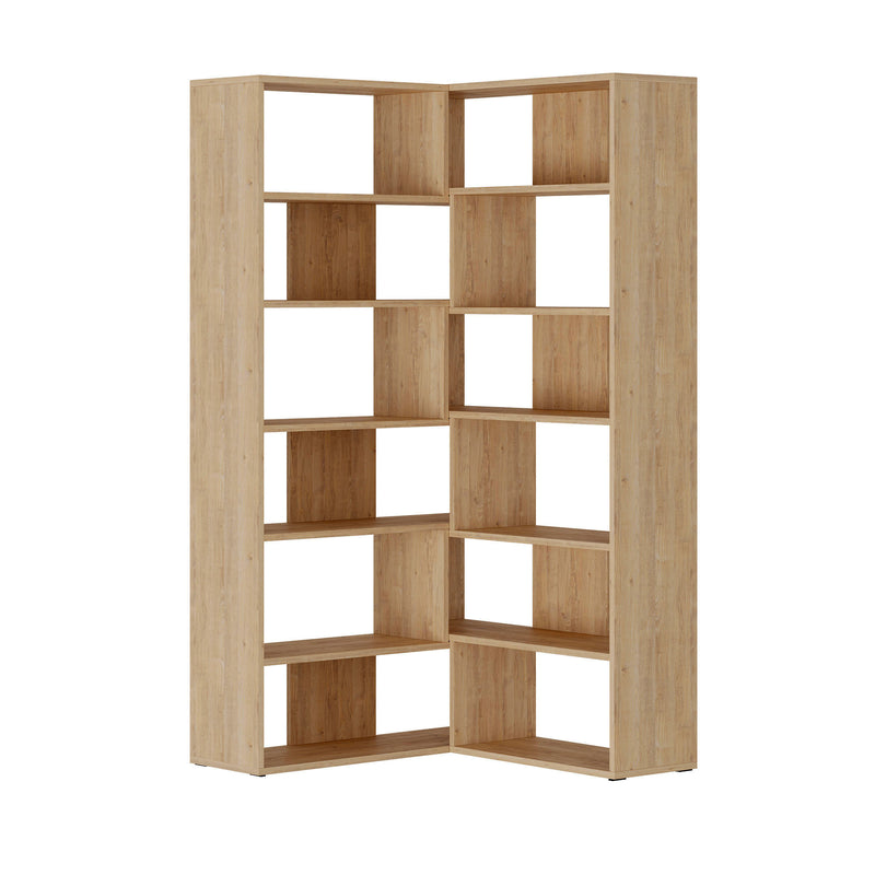 Molly Corner Bookcase No.4 179cm – lifestyle view – Decortie