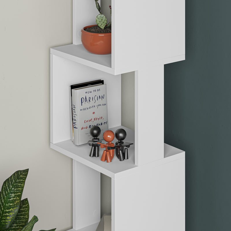 Piri Modern Bookcase Display Unit Tall 161cm - Decortie