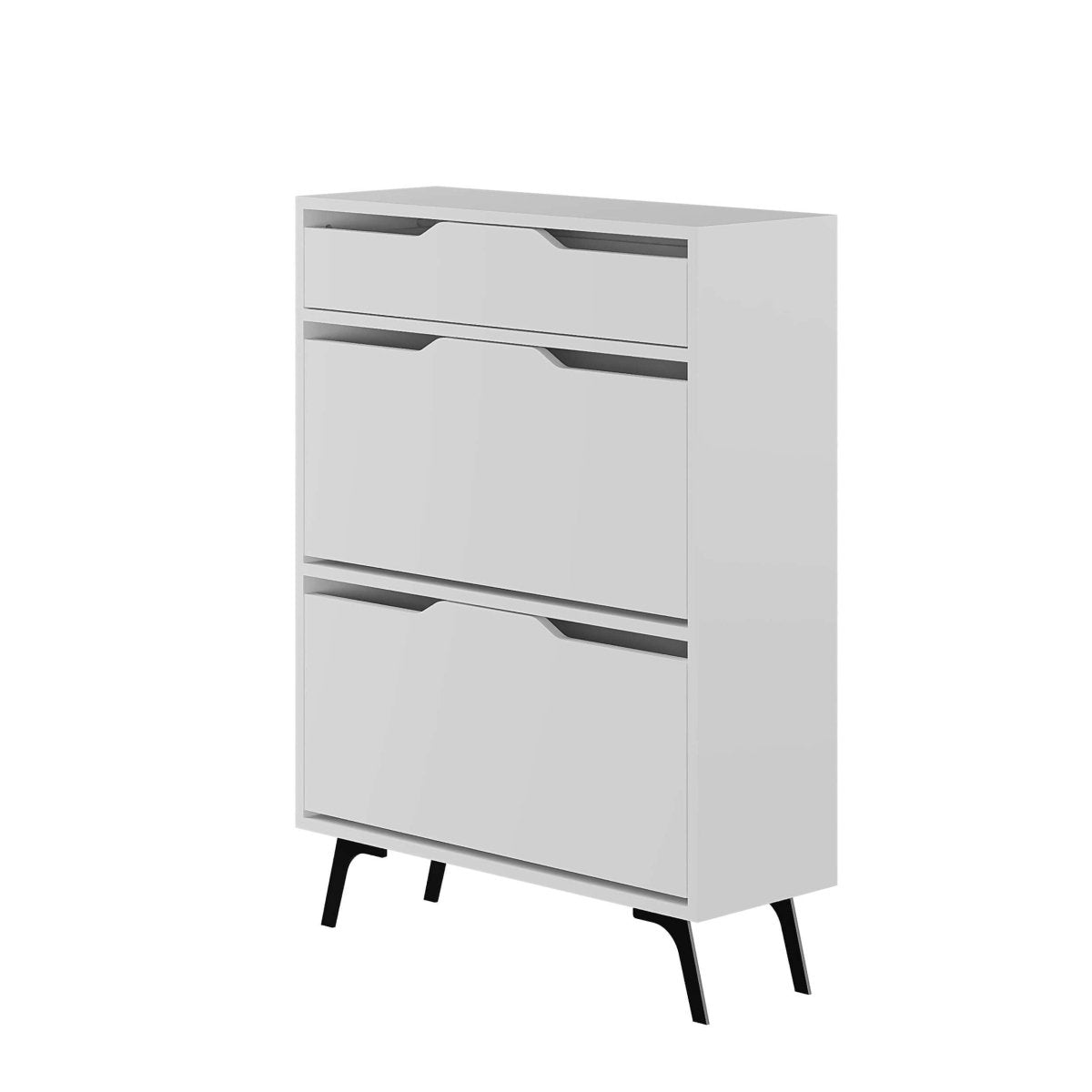 Asta Modern Shoe Cabinet with Drawers - Shoe Cabinet - Decortie -