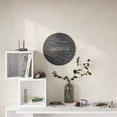 Believe Modern Metal Wall Art Home Decorative Ornament - Decortie - Black -