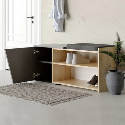 Fiona Shoe Storage with Bench 104cm – Decortie
