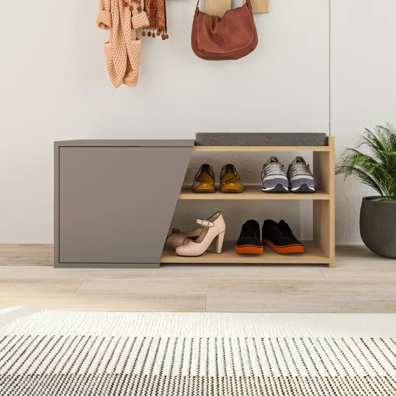 Fiona Shoe Storage with Bench 104cm – Decortie