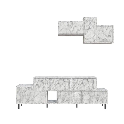 Hermes Modern TV Stand Multimedia Centre Unit With Storage Cabinet 171.2 cm