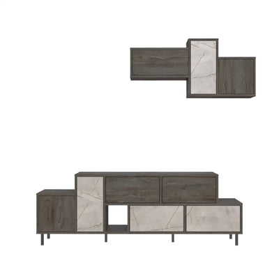 Hermes Modern TV Stand Multimedia Centre Unit With Storage Cabinet 171.2 cm