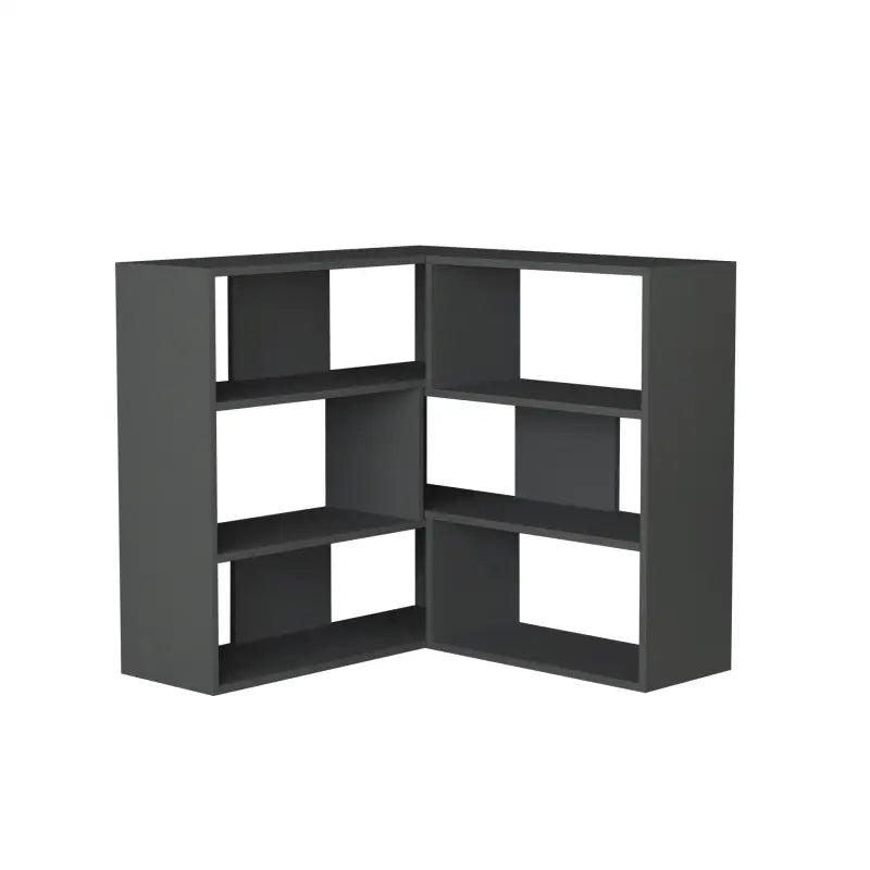 Molly Modern Corner Multipurpose Bookcase Display Unit Room Separator No.3 Short 89cm