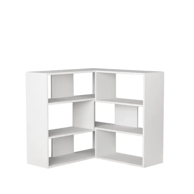 Molly Modern Corner Multipurpose Bookcase Display Unit Room Separator No.3 Short 89cm
