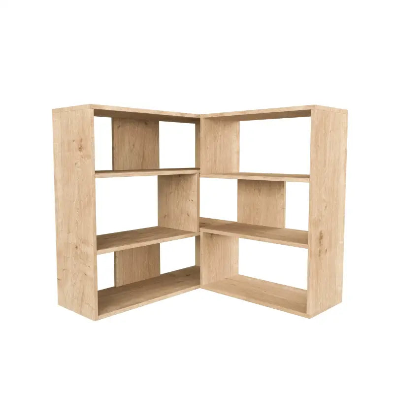 Molly Modern Corner Multipurpose Bookcase Display Unit Room Separator No.3 Short 89cm