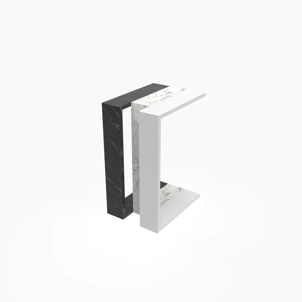 Muju Modern C Shape Table Multipurpose H 57cm - Side